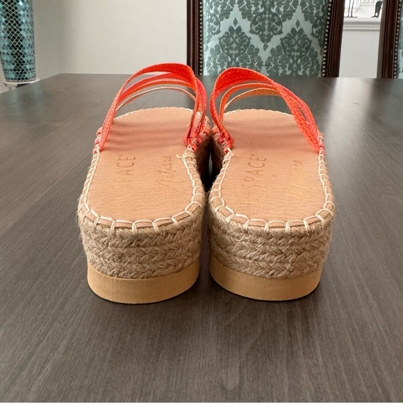 L Space Matisse raffia Gwen platform sandals  multicolor NWT Size 9 - Picture 5 of 12